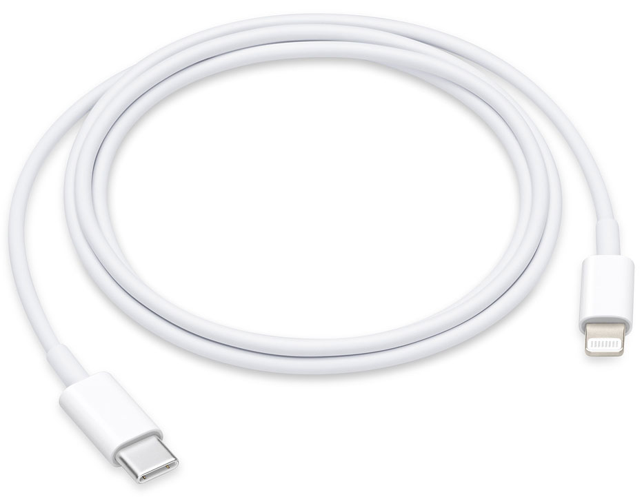 Cable, USB-C to Lightning, 1m, White 661-02319