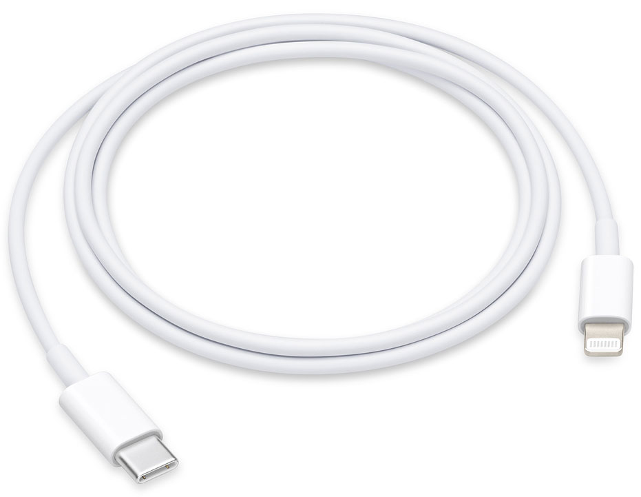 Apple Genuine 661-02319 Cable, USB-C to Lightning, 1m, White for iMac 24  inch 27 Mac mini M1 MacBook 12 Air 13 Pro 15 16