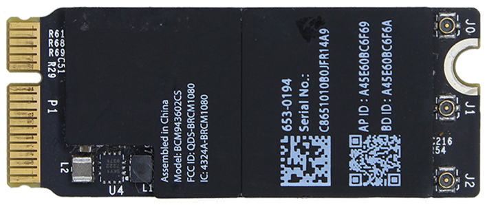 Wireless Card 661-02363 for MacBook Pro Retina 15-inch Mid 2015