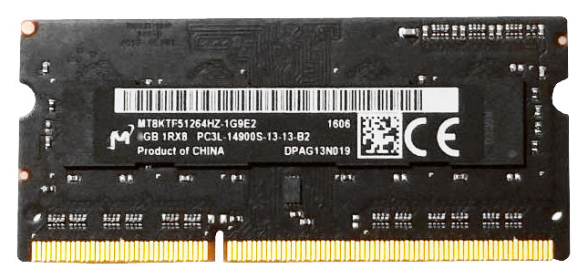 Memory RAM 8GB DDR3L 1866MHz / PC3L-14900 661-03254