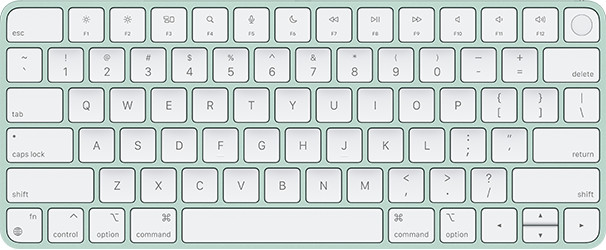 Magic Keyboard, Touch ID, Green, ANSI, English 661-04375