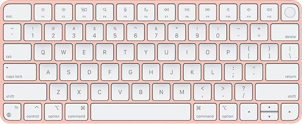 Magic Keyboard, Touch ID, Pink, ANSI, English 661-04380