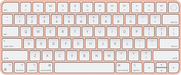 Magic Keyboard, Touch ID, Orange, ANSI, English 661-04385