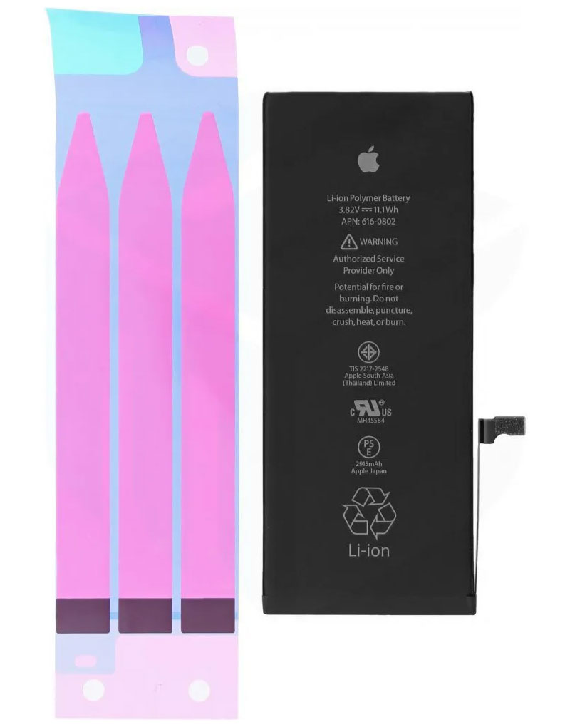 Apple Battery 2915 mAh iPhone 6 Plus w/ Adhesive Strips 661-04580
