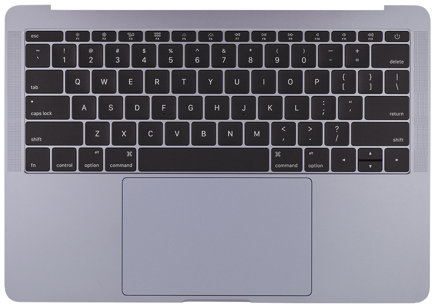 Top Case w/ Keyboard w/ Battery, Space Gray (Alt Keys) 661-05114