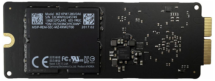 Solid State Drive SSD SSPOLARIS PCIe 661-07309, 661-07312, 661-07313, 661-07320, 661-07588, 661-07589 for iMac Retina 5K 27-inch 2017