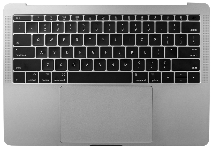 Top Case w/ Keyboard w/ Battery, Silver 661-07947