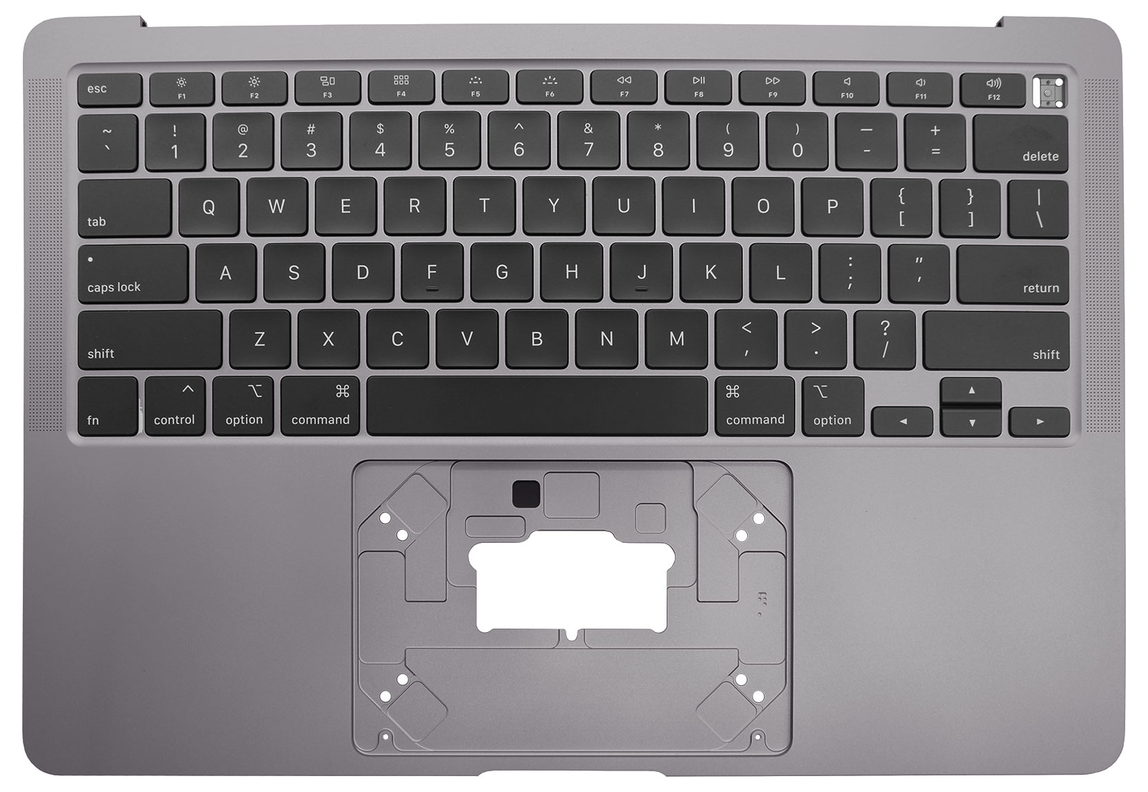 Top Case w/ Keyboard NO Trackpad, ANSI, Space Gray 661-15386