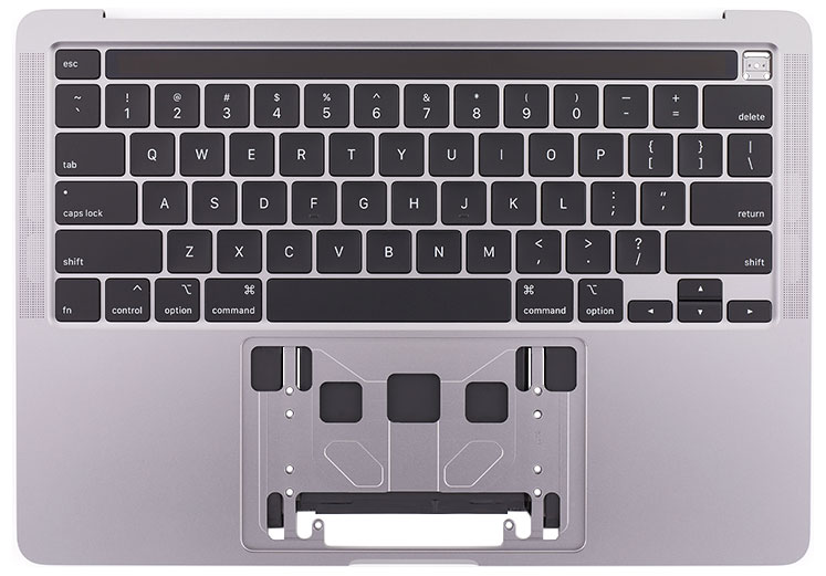 Top Case w/ Keyboard w/ Battery, ANSI, Space Gray 661-15736
