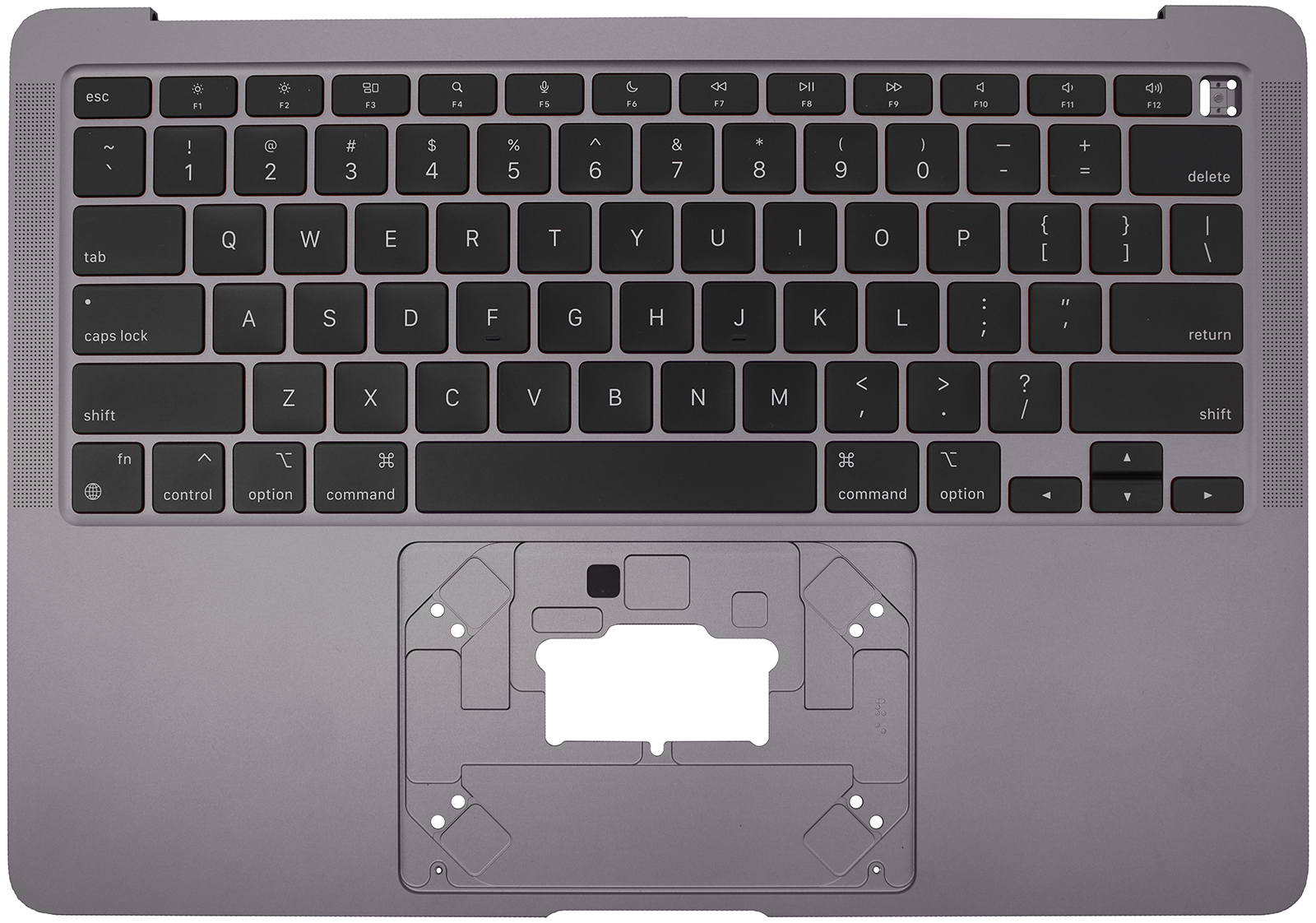 Top Case with Keyboard, Space Gray, ANSI 661-16831