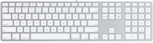 Keyboard Extended Wired (2007), US 661-4326