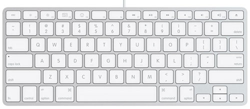 Apple Wired Aluminum Keyboard, USA 661-4905