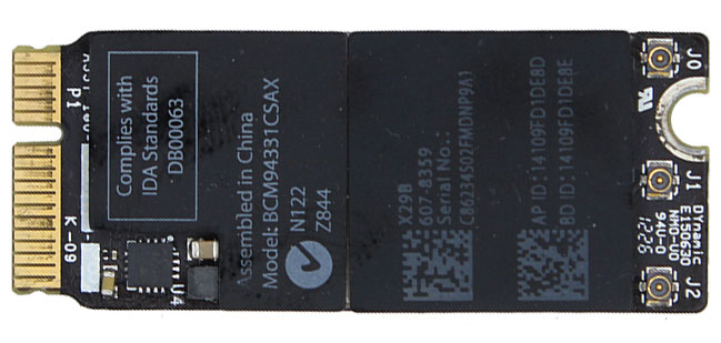 Wireless (Airport/Bluetooth) Card 661-6534