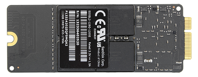Solid State Drive (SSD) PCIe 661-7011, 661-7010, 661-7009, 661-7285 for iMac 21.5-inch Late 2012