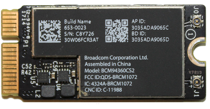 Wireless (Airport/Bluetooth) Card 661-7481