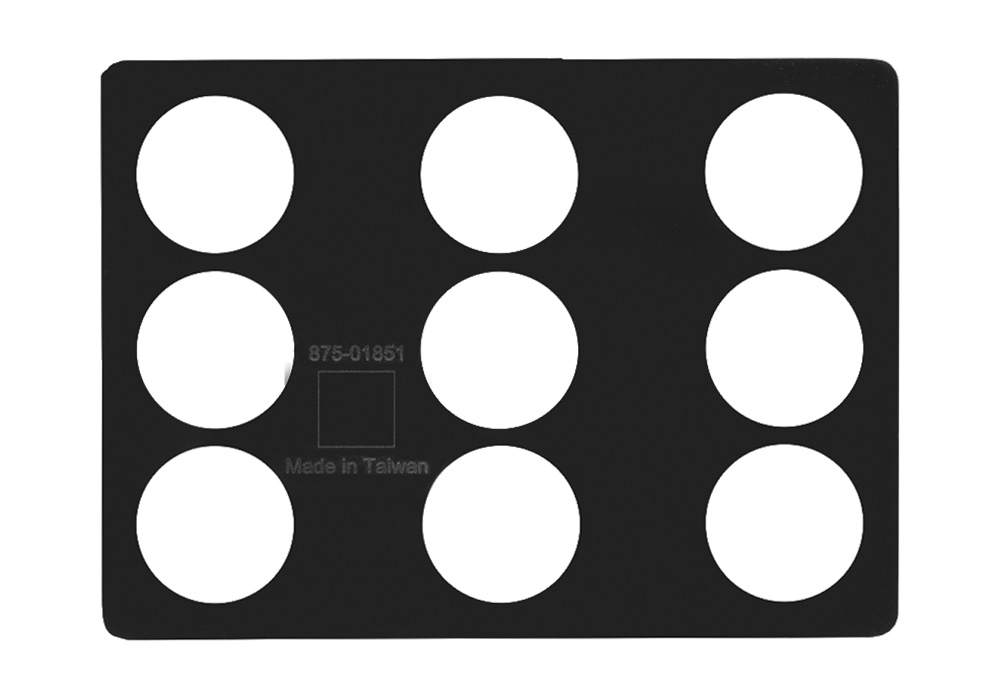 Weight Placement Rubber Template 923-00599