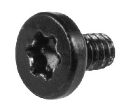 Screw, Fan, Black, Torx T3 923-01423