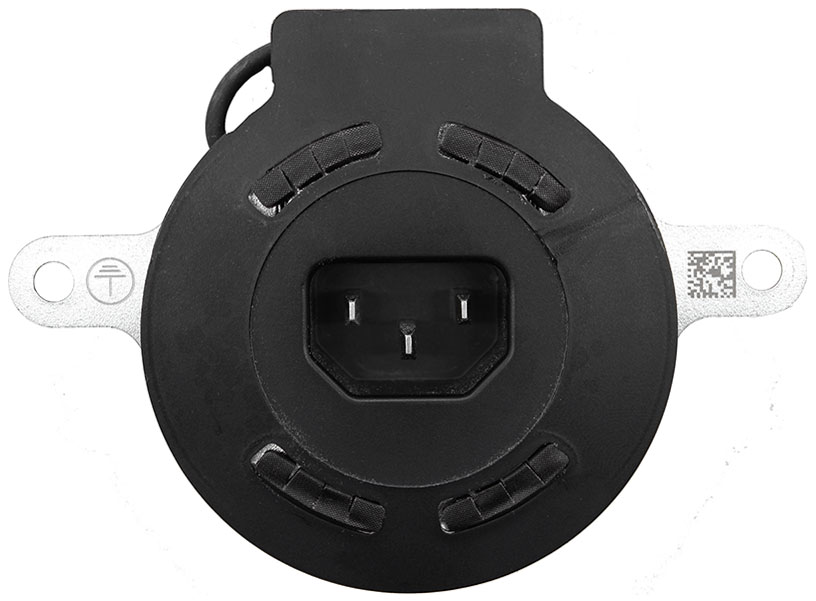 Power Cord Socket w/ Screws 999-0037