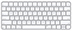 Silver, Magic Keyboard, Lock Key, ANSI, English for iMac 24-inch, M1, 2021 Model: A2438, A2439 Order: MGPK3LL/A, MJV93LL/A Identifier: iMac21,1, iMac21,2