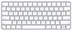 Magic Keyboard, Lock Key, Silver, ANSI, English for iMac 24-inch, M1, 2021, Four Ports Model: A2438 Order: MGPK3LL/A Identifier: iMac21,1