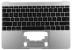 Top Case w/ Keyboard, Silver for MacBook 12-inch Retina (Early 2016, Mid 2017)