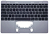 Top Case w/ Keyboard Space Gray for MacBook Retina, 12-inch, Early 2016 Model: A1534 Order: BTO/CTO, MLHA2LL/A, MLHC2LL/A Identifier: MacBook9,1