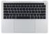 Top Case w/ Keyboard w/ Battery, Silver for MacBook Pro 13-inch 4 TBT3 (Late 2016, Mid 2017)