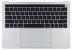 Top Case w/ Keyboard w/ Battery, Silver for MacBook Pro 13-inch, 2016, 4 TBT3 Model: A1706 Order: BTO/CTO, MLH12LL/A Identifier: MacBookPro13,2