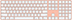 Magic Keyboard, Touch ID, Numeric Keypad, Orange, ANSI, English for iMac 24-inch M1 (Early 2021)