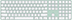 Magic Keyboard, Touch ID, Numeric Keypad, Green, ANSI, English for iMac 24-inch M1 (Early 2021)