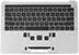 Top Case with Battery, Silver, ANSI for MacBook Pro 13-inch, 2019, 2 TBT3 Model: A2159 Order: BTO/CTO, MUHN2LL/A Identifier: MacBookPro15,4