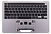 Top Case w/ Keyboard w/ Battery, Space Gray, English for MacBook Pro 13-inch, 2020, 4 TBT3 Model: A2251 Order: BTO/CTO, MWP72LL/A Identifier: MacBookPro16,2